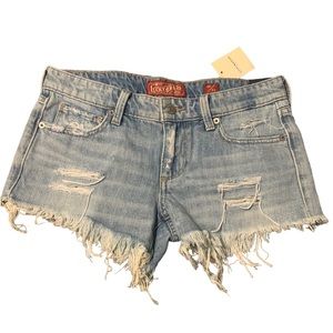 Lucky Brand The Cut Off Clover Denim Shorts
